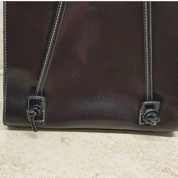 Mondani New York Faux Leather Backpack Purse Black - Picture 3 of 16